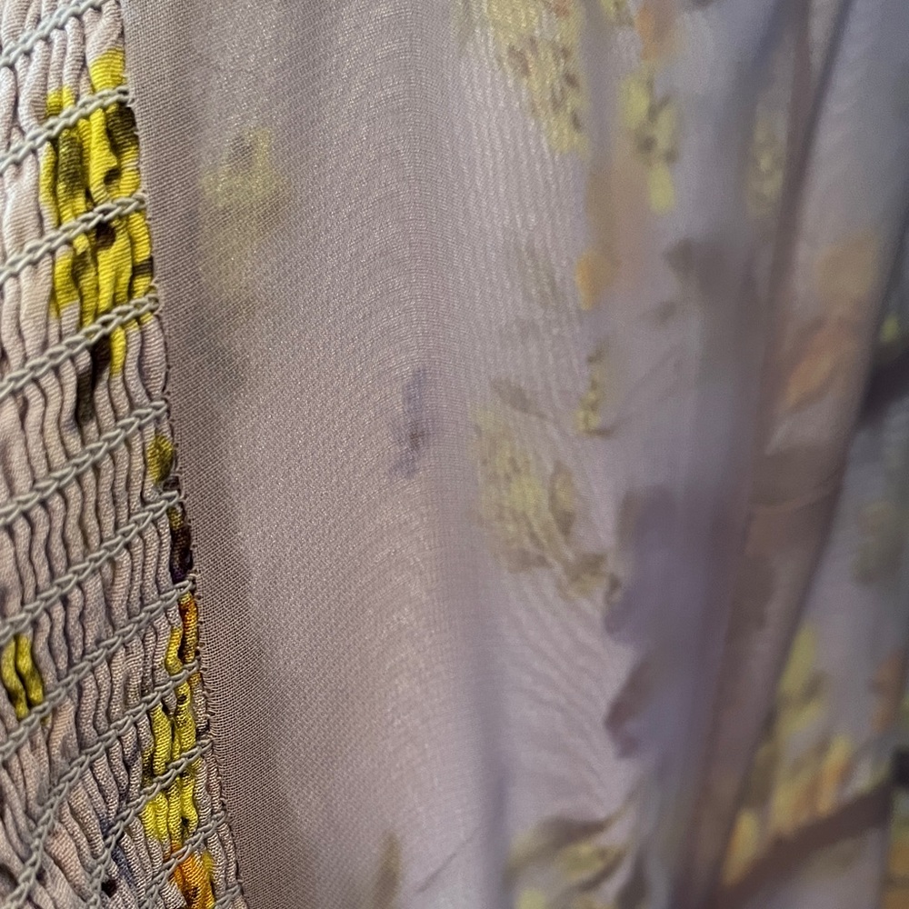 ASTR Bonjour Midi‎ Dress Long Women’s Medium Floral Flaws Milkmaid Cottagecore - Picture 10 of 17